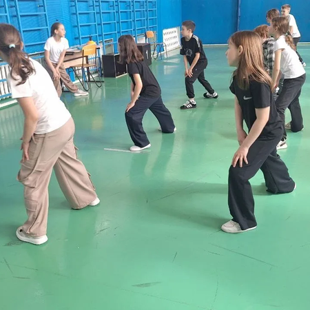 Сегодня в школе с. Богдановка ребята сдавали нормативы ВФСК «ГТО»