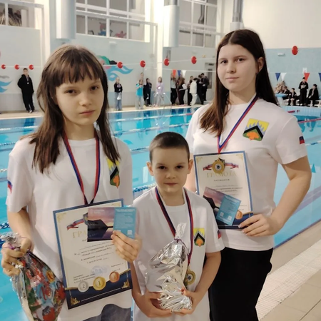 Новогодние соревнования по плаванию в Похвистнево