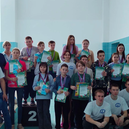 Соревнованиях по плаванию, посвящённые Дню Защитника Отечества, в г. Отрадный